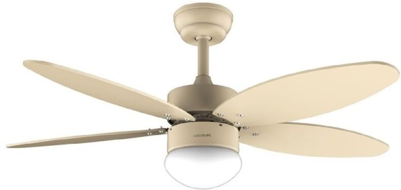 Deckenventilator 40 W, DC-Motor und 42" mit LED-Licht, Fernbedienung, Timer, 6 Geschwindigkeiten und 5 umkehrbaren Flüge...