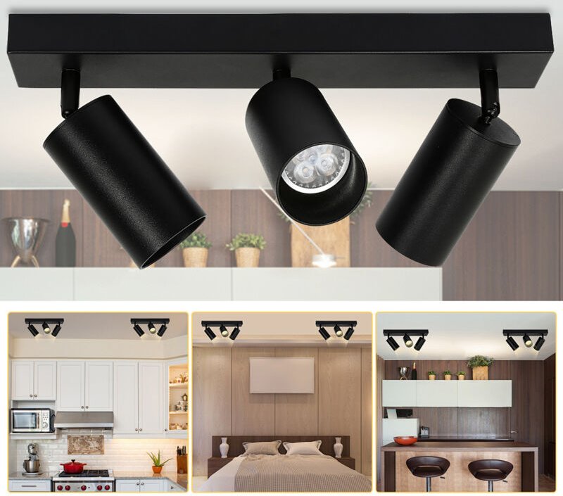 Randaco LED Spotleuchte schwenkbar Deckenstrahler LED schwenkbar Küche Deckenleuchte Wandleuchte für Wohnzimmer, Esszimm...