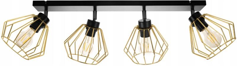 Deckenlampe Hängelampe Kronleuchter Golden Led Plafon