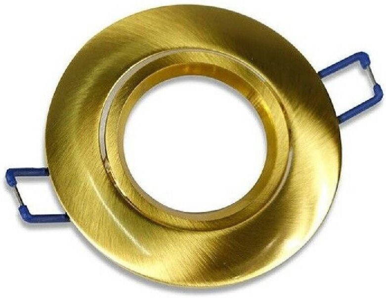 Trade Shop Traesio - Trade Shop - faretto da incasso tondo support faretti portafaretto - Gold