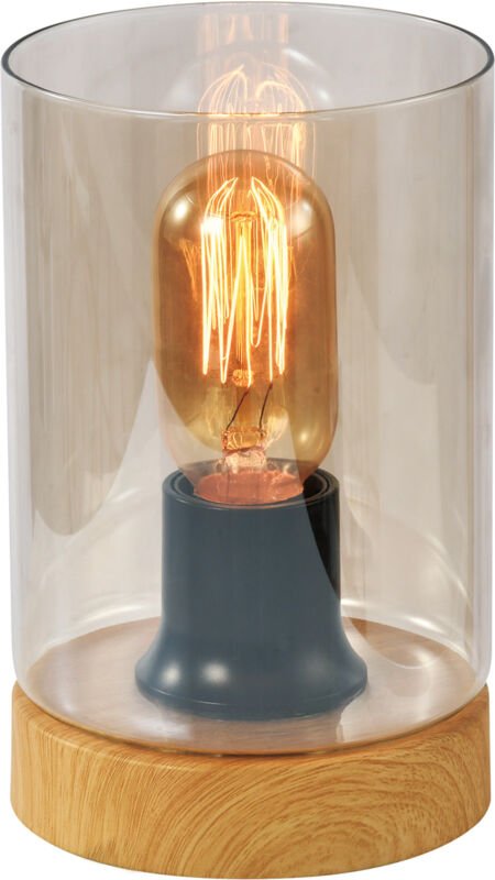 WELS Schreibtischlampe 1 E27 Braun Candellux 41-35035