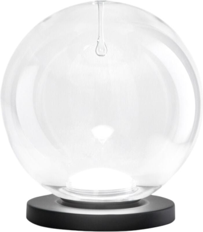 Ariel Fabas Luce transparente Tischlampe - 11 w dimmbares LED-Touch-Licht - Transparentes Borosilikatglas mit Tropfen
