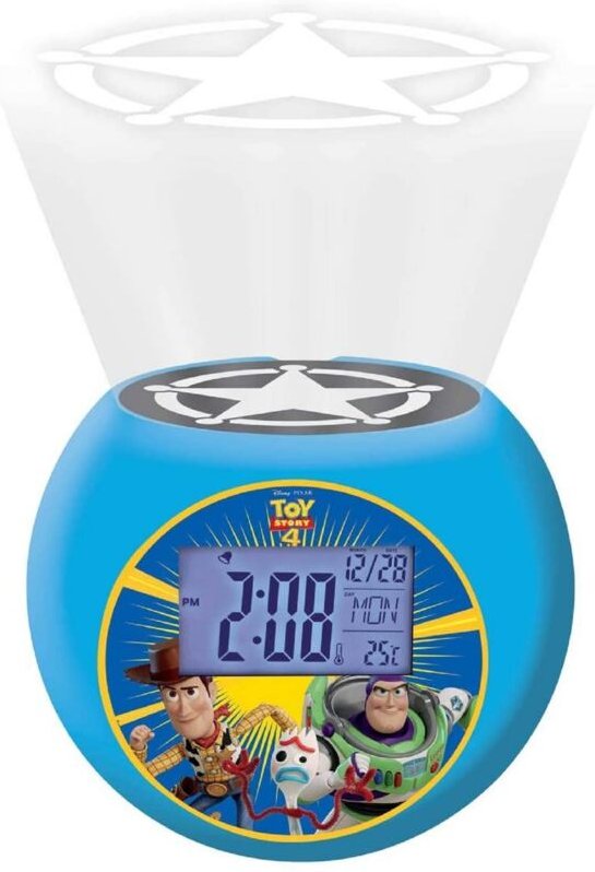 Thumbnail - Les Tendances - Toy Story Projektor-Radiowecker Mit Buzz und Woody Design
