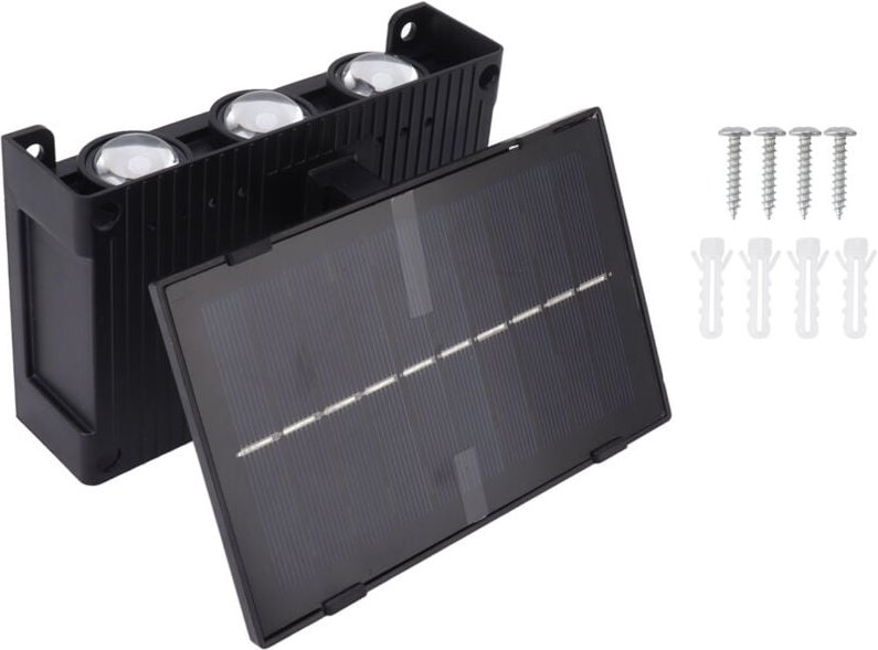 Solar Outdoor Lampen wasserdicht 6 led -Lampen Umgebungswand Lampe für Garten Terrasse Innenhof Terrasse Innen rgb - Eos...