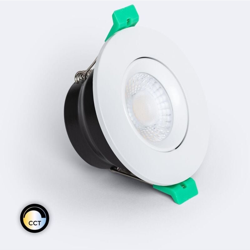 LED Downlight Einbaustrahler 5-8W Rund Feuerfest Dimmbar IP65 Ausschnitt Ø65mm Design Einstellbar Gold Wählbar (Neutral-...