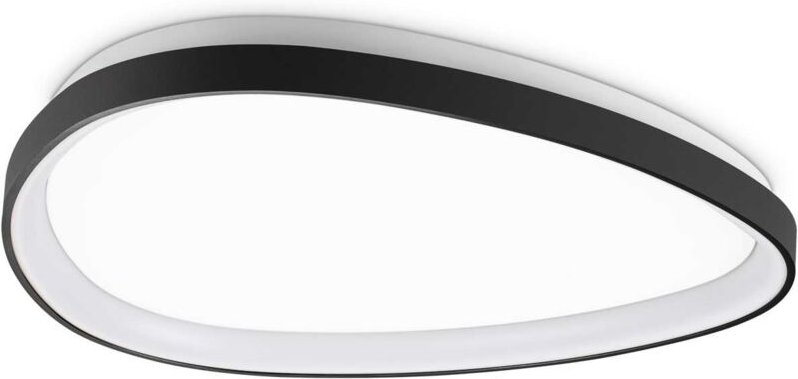 Ideal Lux GEMINI 61 cm integrierte, halbbündige LED-Einbauleuchte, Schwarz, 3850 lm, 3000 K