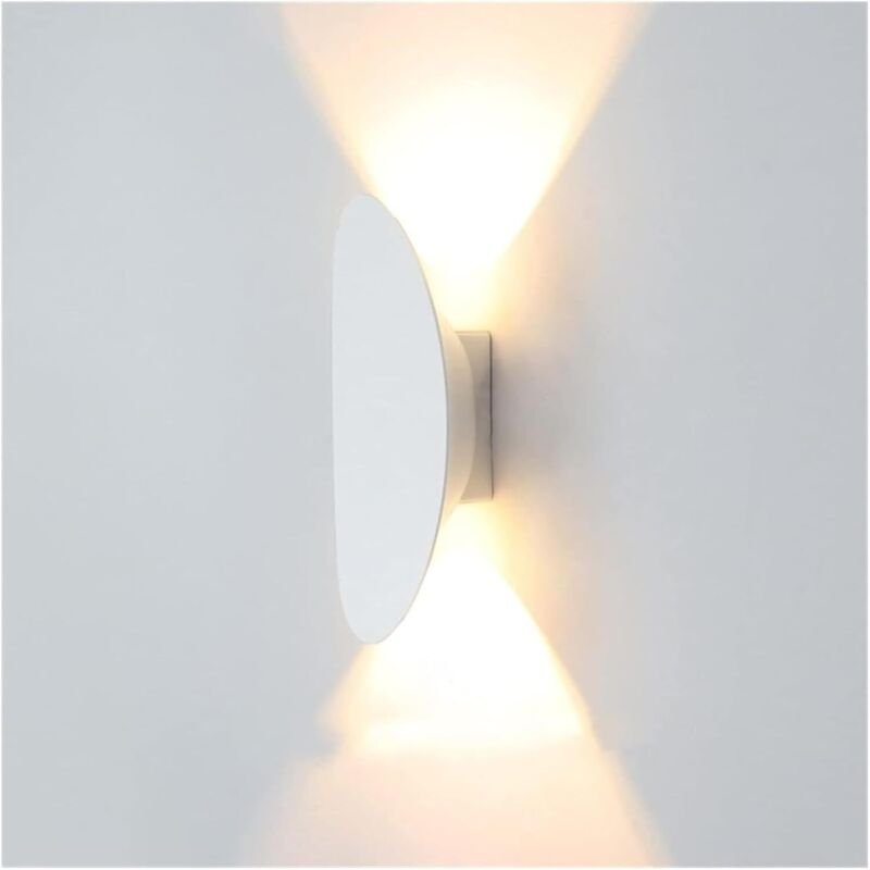 Moderne dekorative Wandleuchten, nicht flimmernd, schwarz-weiß, für Flur, Treppenhaus, Nachttisch, Leseecke, 220 V