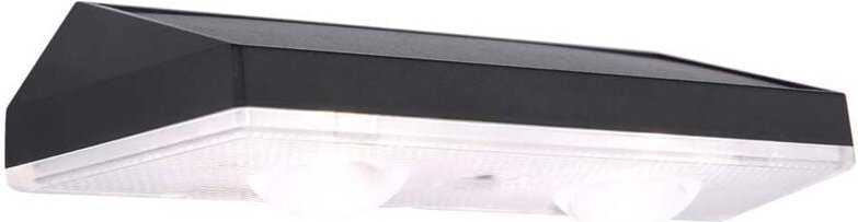 Thumbnail - Außenlampe Wandleuchte Solarlampe Fassadenlampe LED Gartenlampe schwarz B 14 cm