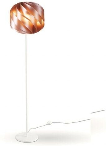 Basis und Kupferschaft aus Metall Cm. 40 x 170h