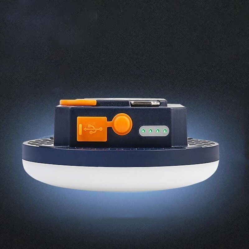 Campinglaterne. USB-aufladbar. 7200-mAh-Akku. Wasserdicht. Mit Magnet. 4 Leuchtmodi. Powerbank. Ideal zum Wandern und Ca...