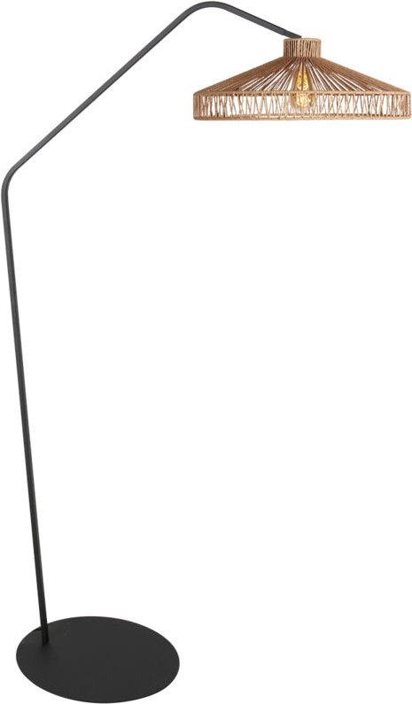 Anne Lighting - stehlampe - ZigZag - natürlich schwarz - metall