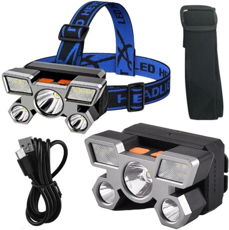 LED Headlamp, 4 Modes, Adjustable Strap, Waterproof