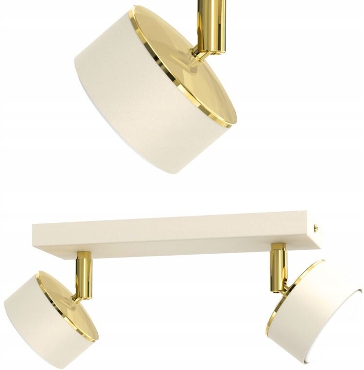 Deckenleuchte Ecru Beige Gx53 Polnisch Moderne Lampe 2-Point