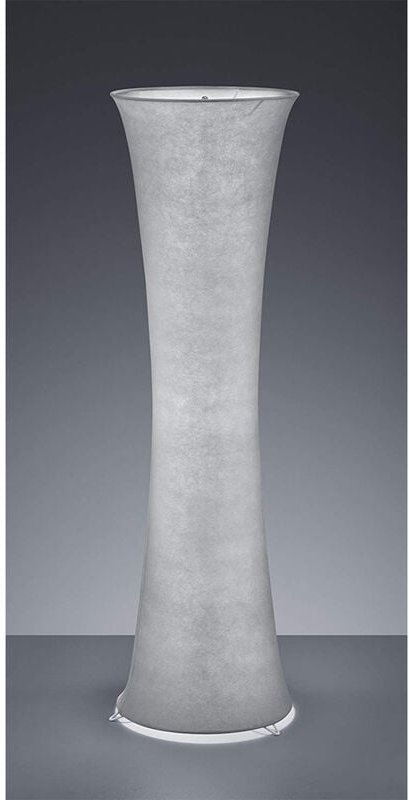 R40172087 Stehleuchte Gravis weiß, titanfarbig 2x E27 Höhe ca. 123 cm Durchm. ca. 35 cm Fussschalter"-"SW14102