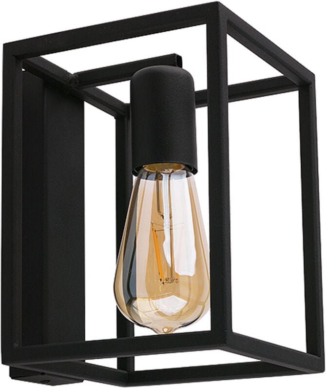 Kiste 1 E27 Schwarze Wandlampe Nowodvorski 9046