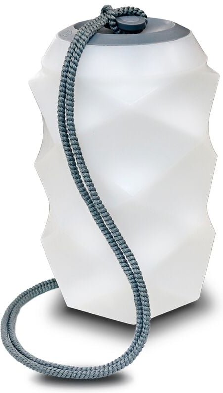 BITA Hängeleuchte mit RGB-LED-Licht und wiederaufladbarem Akku. Hergestellt in Spanien aus natürlichen Fasern.