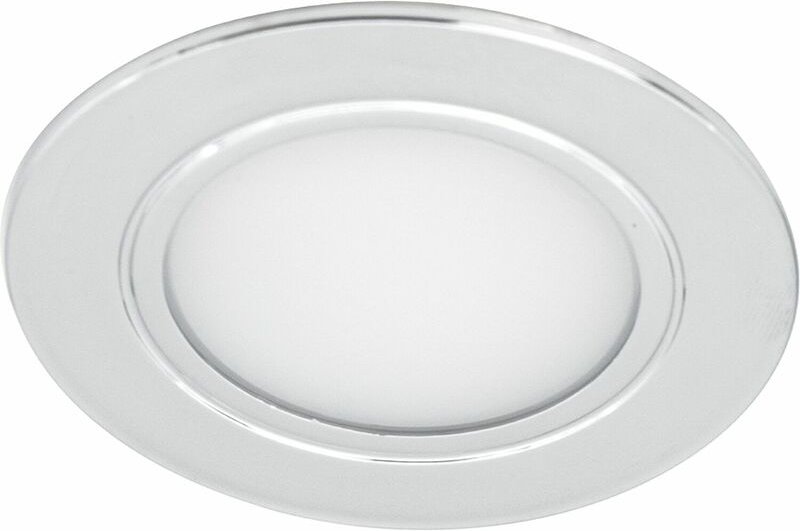 Led Einbauleuchte SL-Mono Spot 3000 k warmweiß, verchromt glänzend