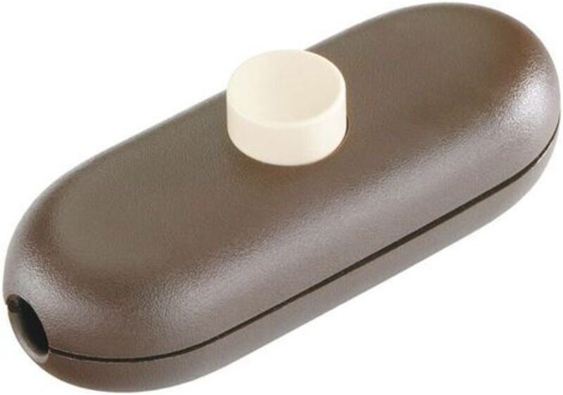 InterBär Schnurschalter Braun, Beige 1 x Aus/Ein 2 a 1 St.