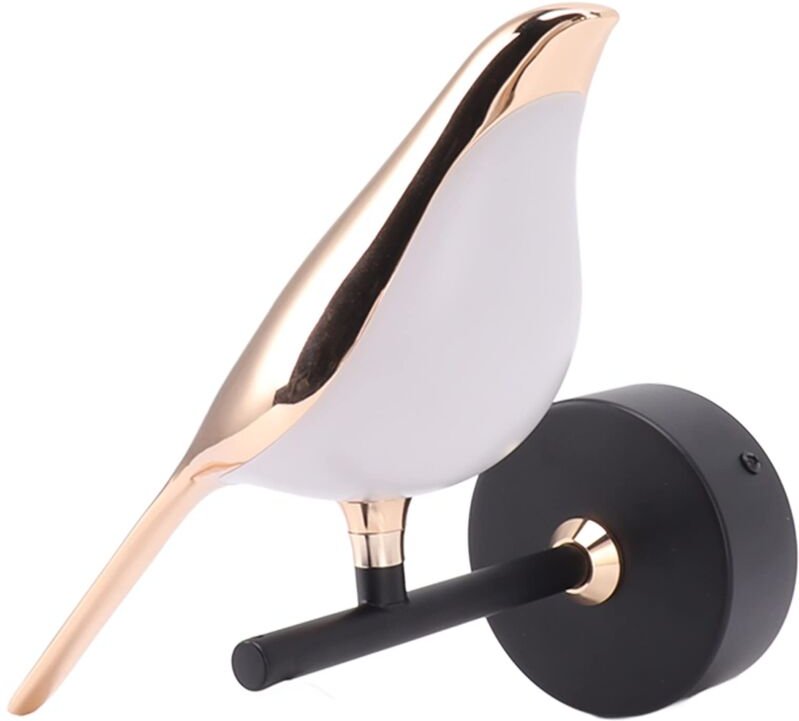 Vogel-Wandleuchte, Eisen-Aluminium-Legierung, Schöne Beleuchtung, Moderne Wandleuchte, Vogellicht, Breite Anwendung für ...