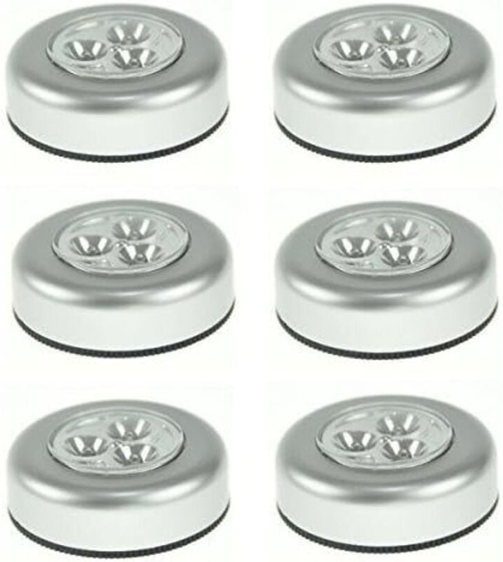 Selbstklebendes LED-Nachtlicht, betrieben mit 3 Batterien, für Kleiderschrank/Garderobe/Regal/Eingangsbereich/Küche/Flur