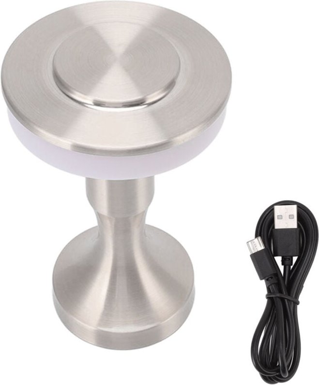 Tragbare LED-Tischlampe mit Berührungssensor, 3 Farbtemperaturstufen, wiederaufladbar, dimmbar, batteriebetrieben, Nacht...