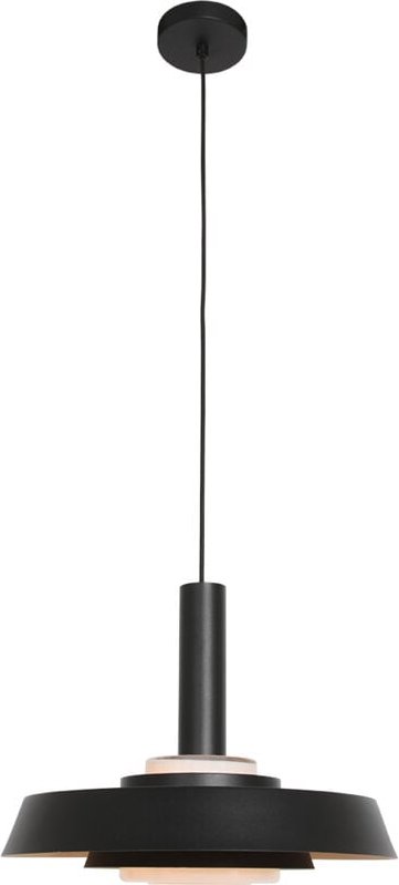 Steinhauer - Anne Lighting - hängeleuchte - Flinter - schwarz - aluminium glas