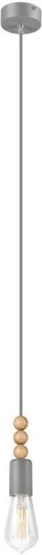 Thumbnail - Lamkur Simon Slim Pendelleuchte Silber, 1x E27