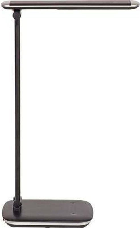 Maul - Schreibtischleuchte Alu./Ku.schwarz H.425mm m.Standfuß led
