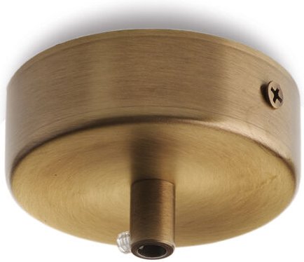 Bonetti Illumina - Rosone multicavo ferro bronzato diametro 8 con 1 foro H.3 - Ø8