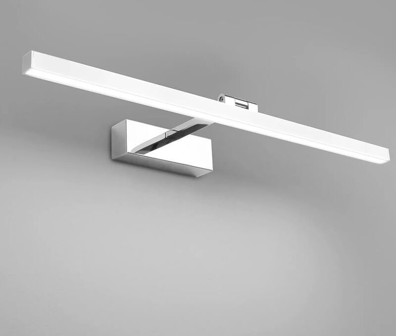 Led Badspiegelleuchte 50cm, 12W, IP44 Wasserdicht Bad Wandleuchte 180° Drehbar, Moderne Badspiegelleuchte, Kaltweiß 5500...