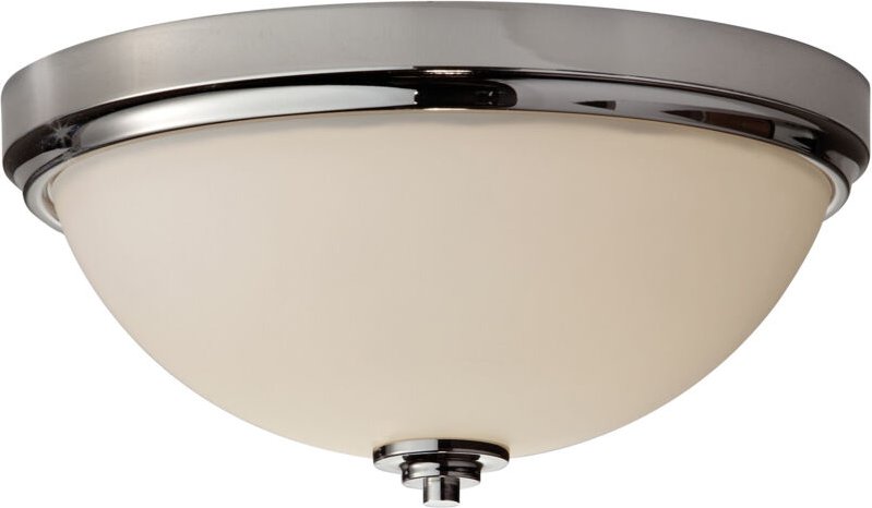 Malibu - 2 Licht Badezimmer Unterputz Deckenleuchte Chrom poliert IP44, E27 - Elstead