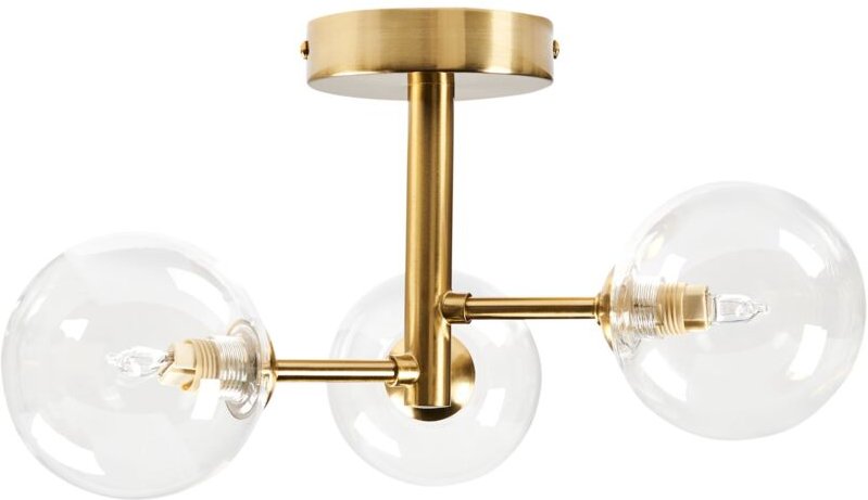 Deckenlampe MARICAO Glas Messing