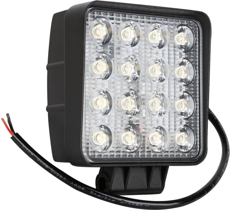 JBM - Quadratisches Arbeitslicht-Flutlicht mit 16 LEDs 53045