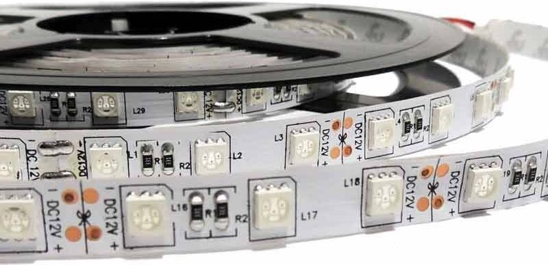 12V DC LED-Streifen 72W 10mm einfarbig IP20 SMD 5050 - 5 m lang