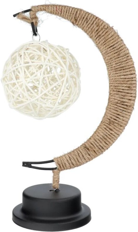 Cofi 1453 - Tischlampe Nachttisch Monddesign Hängeleuchte Twirl Art Deco für Eid-Feiertage 36 v Kugel