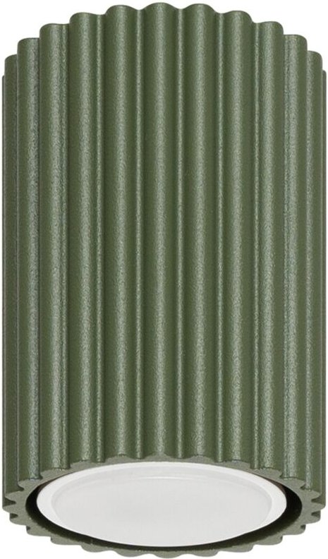 Einbauleuchte Bernstein 1 GU10 Olivgrün Alu Lumilo 16.197.06