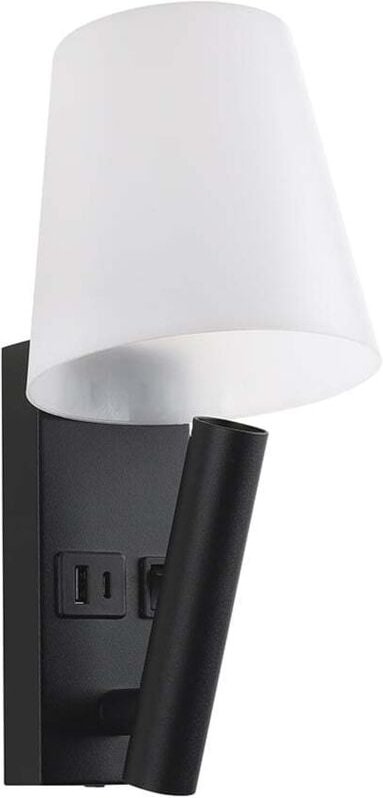 V-TAC LED Nachttisch-Wandleuchte - CREE - IP20 - Schwarz - 2W - 60 Lumen - 3000K