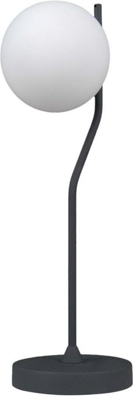 Moderne Schreibtischlampe Carimi Satin schwarz