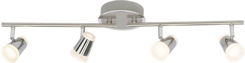 Lampe Stairs led Spotrohr 4flg eisen/chrom - Brilliant