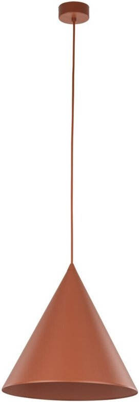 TK Cono 32cm Kuppel Pendelleuchte Ziegel 1xE27