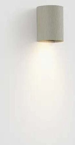 Sole graue geriffelte Wandleuchte mit Schalter 40528