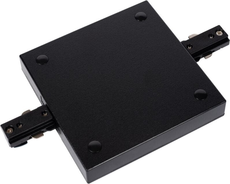 Track Einspeiser - 1-Phasen Stromschiene / Schienensystem - Einzel/Doppelt - Schwarz (Verlängerung) - Lucide