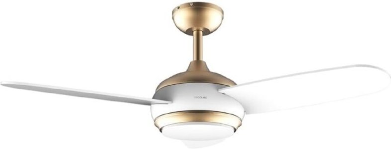 Cecotec Deckenventilator mit Licht EnergySilence Aero 4265 GoldWeiß