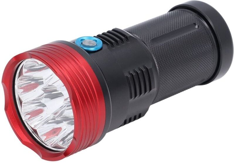 Wiederaufladbare LED-Campingtaschenlampe, 8000 Lumen, taktische Outdoor-Taschenlampe, elektrische Taschenlampe für Abent...