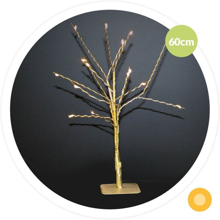 GSC - Cumia led Dekobaum 60cm 3xAA Golden