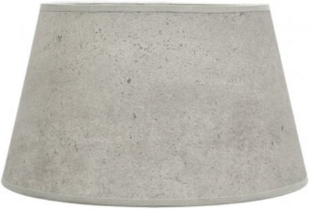 Lampenschirm salma e27 grau zement 30dx22dx17h konisch offen konisch
