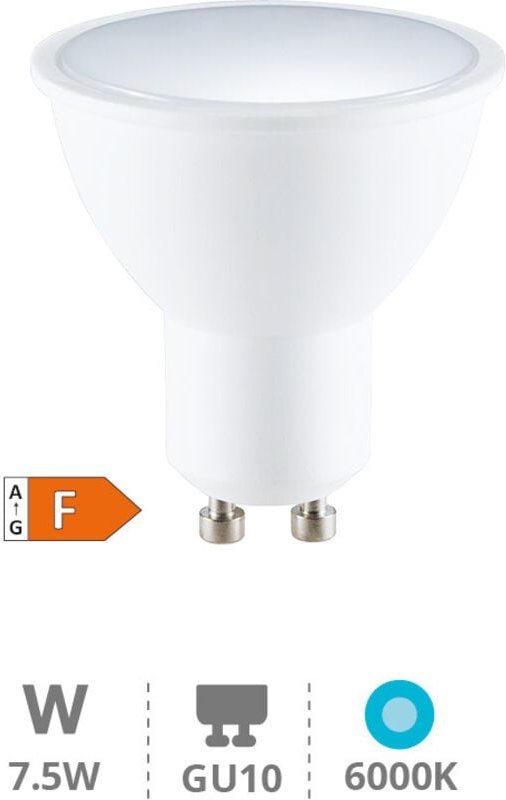 LED-Dichroic-Glühbirne - 7,5W / GU10 6000K