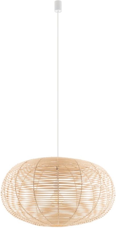 Hängelampe aus Rattan, 1 E27, Naturholz, Nowodvorski 11155