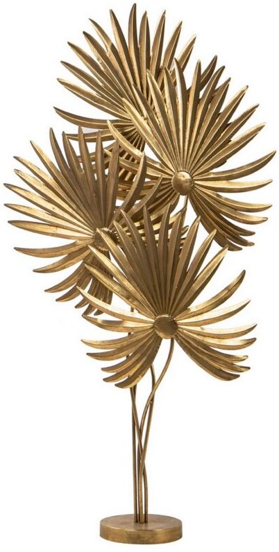 Stehlampe aus goldenem Metall 102x30x194 cm