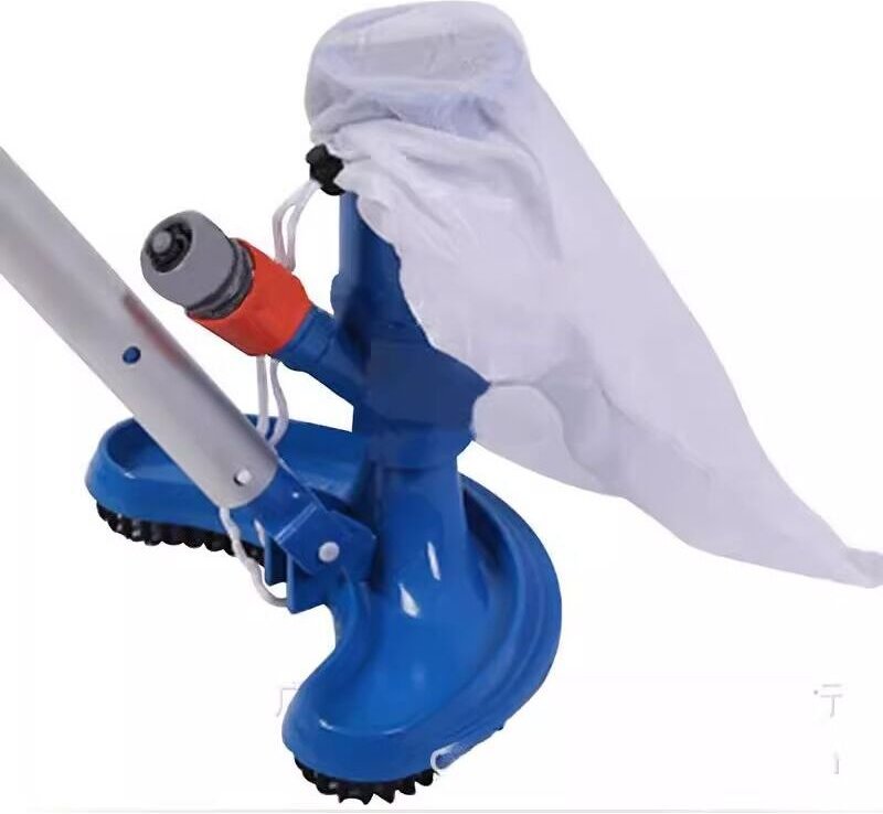Pool-Staubsauger. Verbesserter tragbarer Staubsauger mit Bürste und Beutel. Für Aufstellpools. Zubehör für die Reinigung...